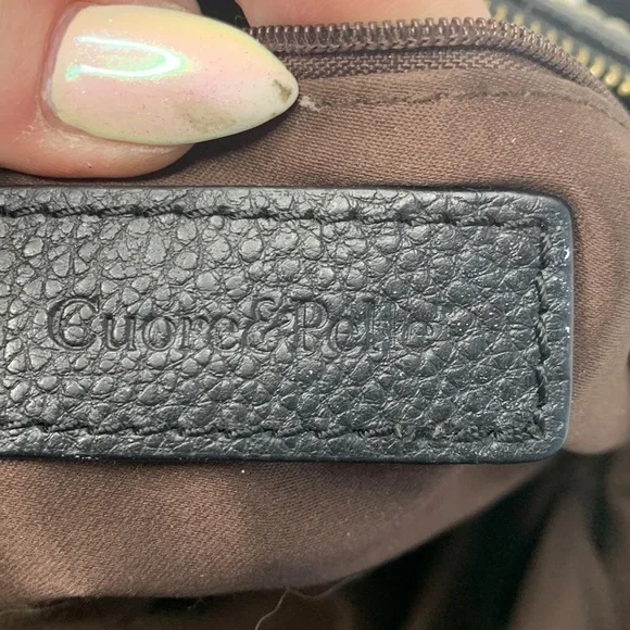 Cuore & Pelle Amelia Satchel in Black leather - Picture 8 of 8